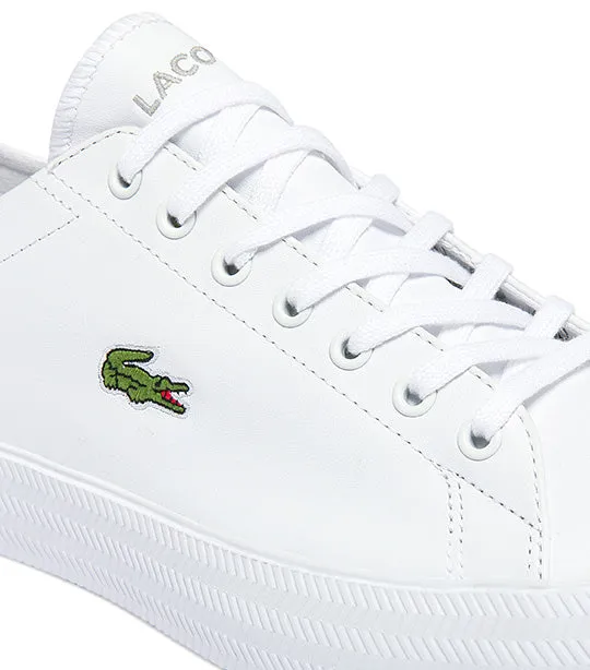 Men's Gripshot Leather and Synthetic Sneakers White/White