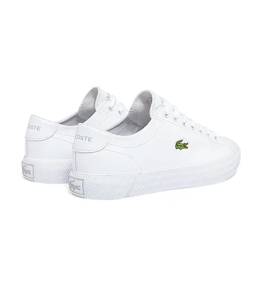 Men's Gripshot Leather and Synthetic Sneakers White/White