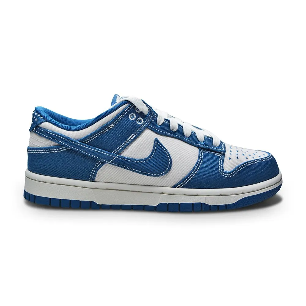 Mens Nike Dunk Low Retro - DV0834 101 - Summit White Industrial Blue