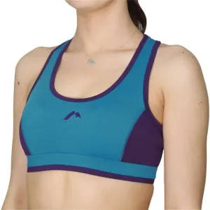 More Mile Prime Womens Running Crop Top - Blue