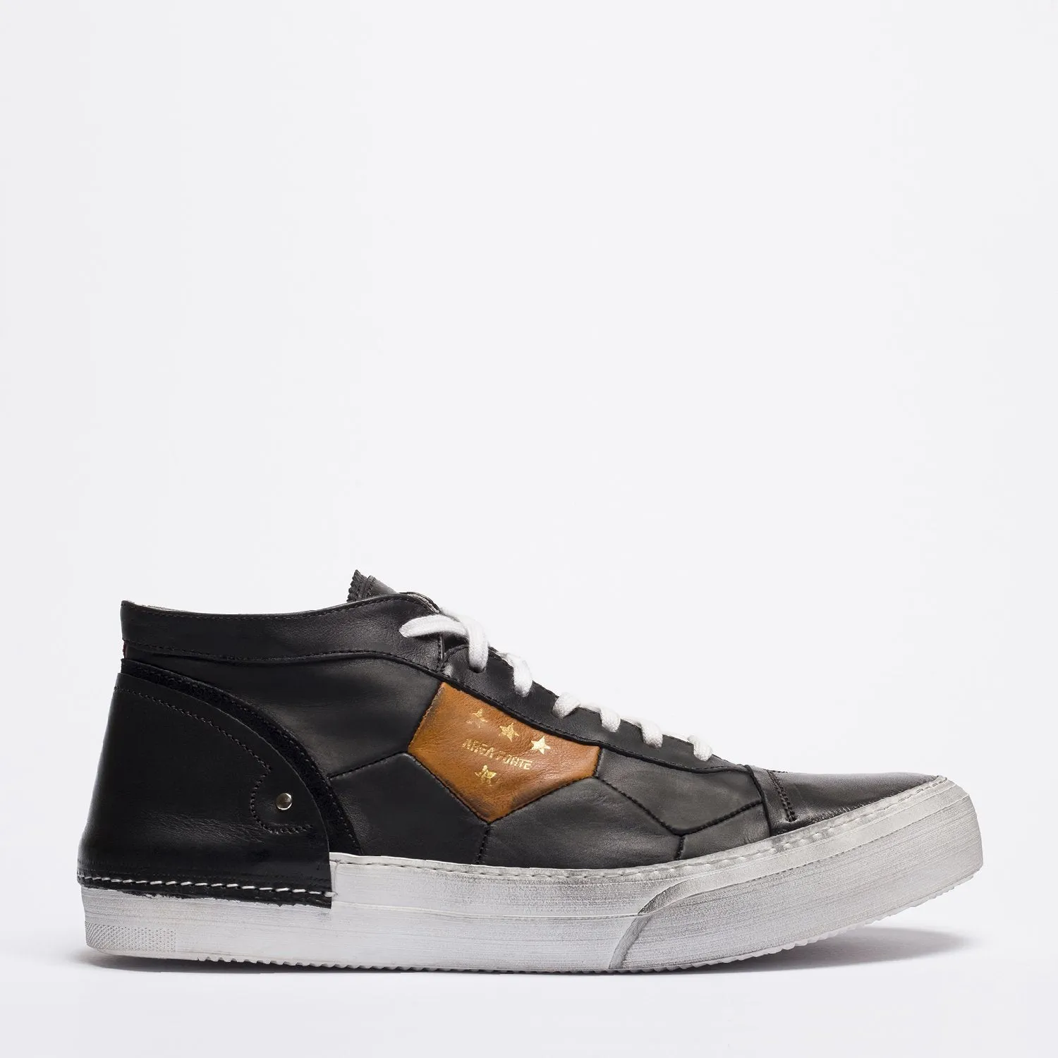 Mundialito mid black sneakers