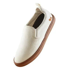 Neeman's Classic Slip-On Shoes for Men | Ivory Cream | Organic Cotton | Comfortable & Light-Weight