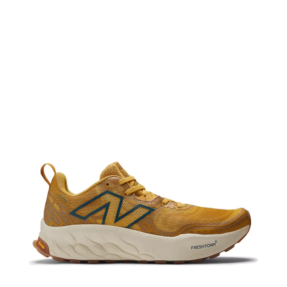 New Balance Men's Fresh Foam X Hierro v8 Sneaker in Butterscotch with Ginger Lemon and Deep Sea