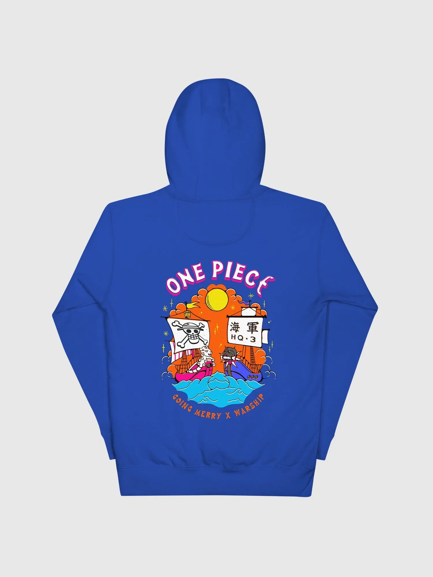 One Piece Going Merry x Warship Hoodie