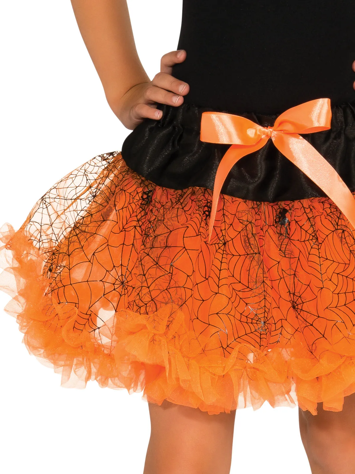 ORANGE HALLOWEEN TUTU SKIRT, CHILD