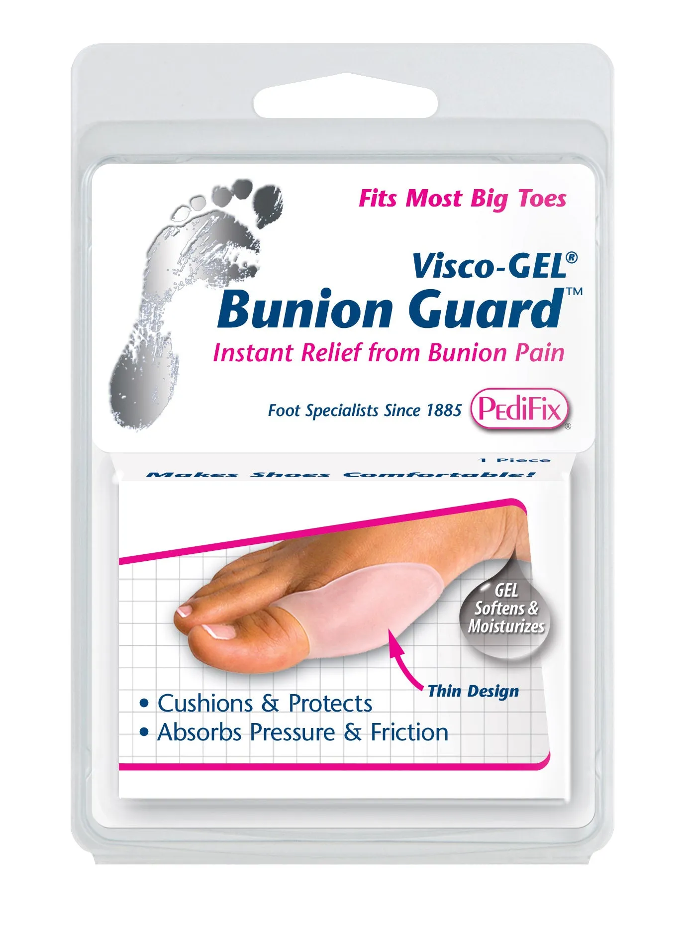 PEDIFIX VISCO-GEL BUNION GUARD HALLUX (LARGE)