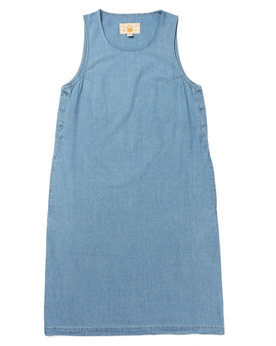 Piri Dress - Indigo Blue Chambray