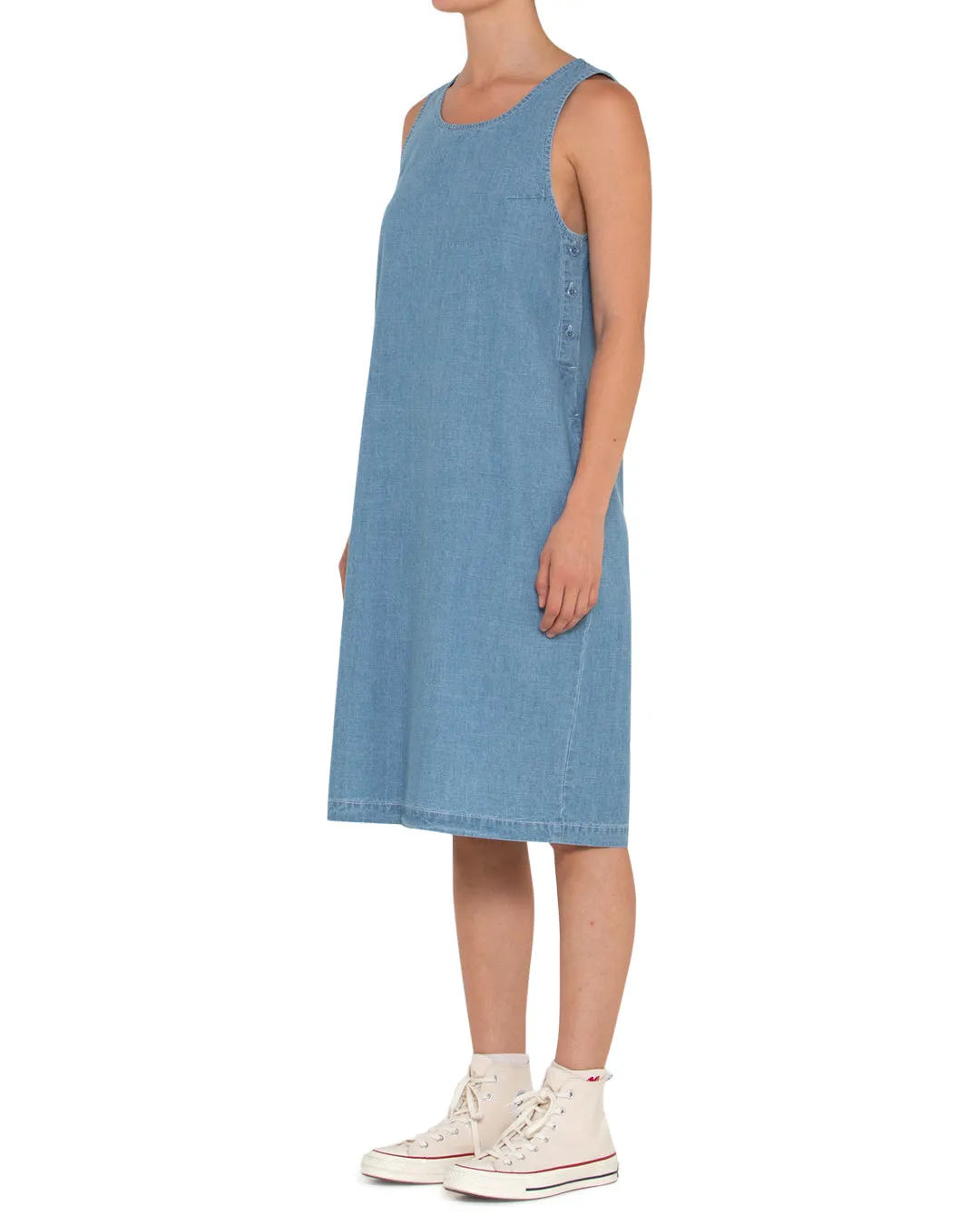 Piri Dress - Indigo Blue Chambray