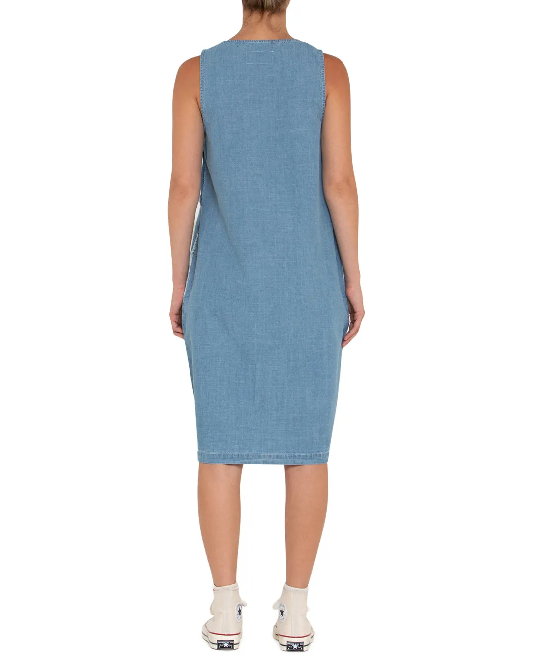 Piri Dress - Indigo Blue Chambray