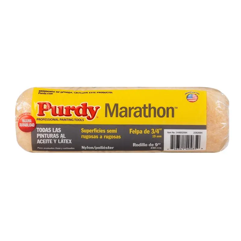 Purdy Marathon Nylon/Polyester 9 in. W X 3/4 in. Paint Roller Cover 1 pk