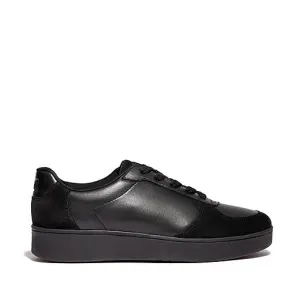 Rally Leather/Suede Panel Sneaker in Black