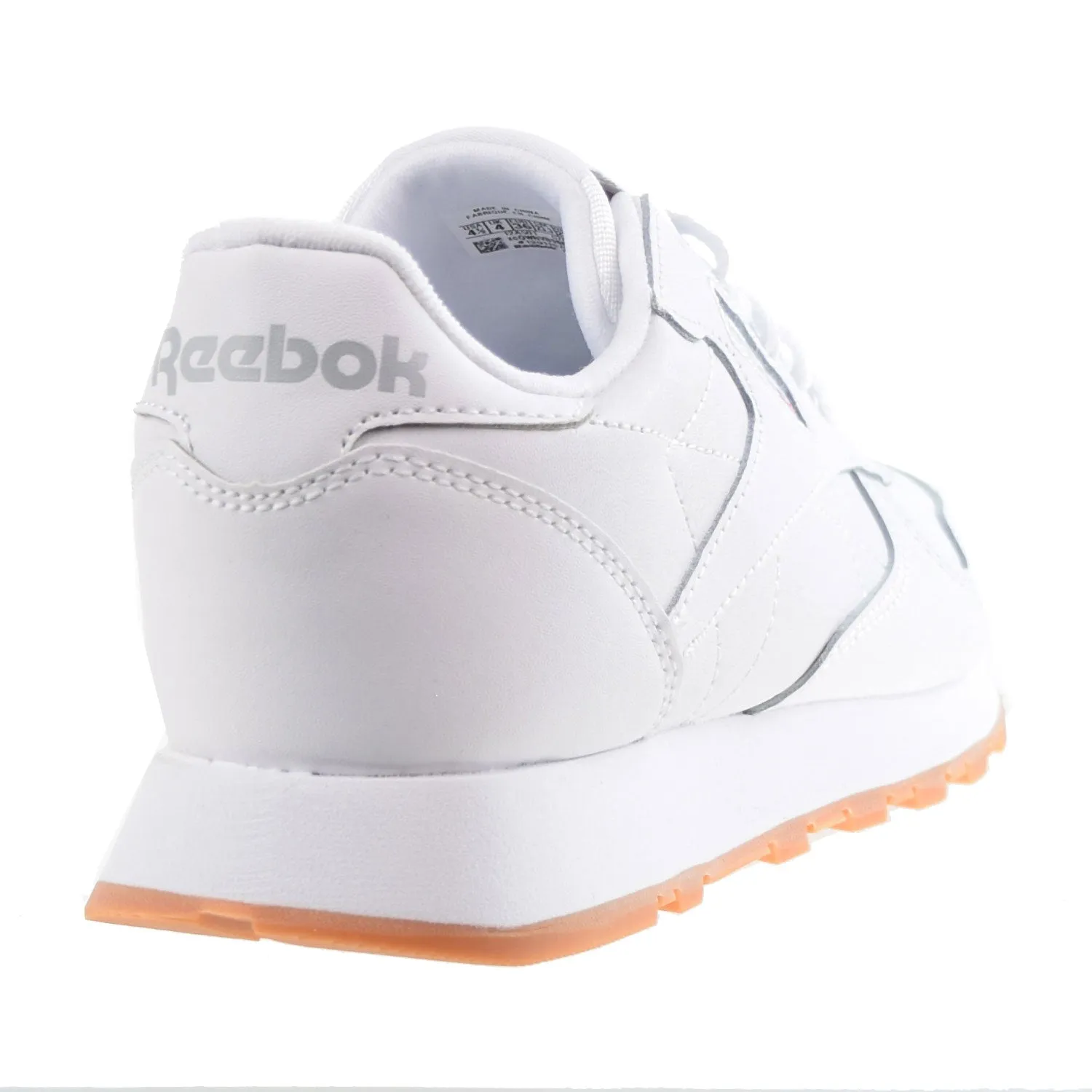 Reebok Classic Leather Big Kids' Shoes Footwear White-Rubber Gum