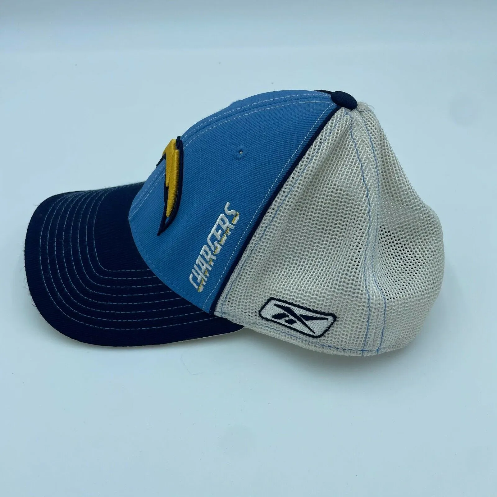 Reebok NFL Authentic Sideline San Diego Chargers Cap With Mesh One Size Fits All