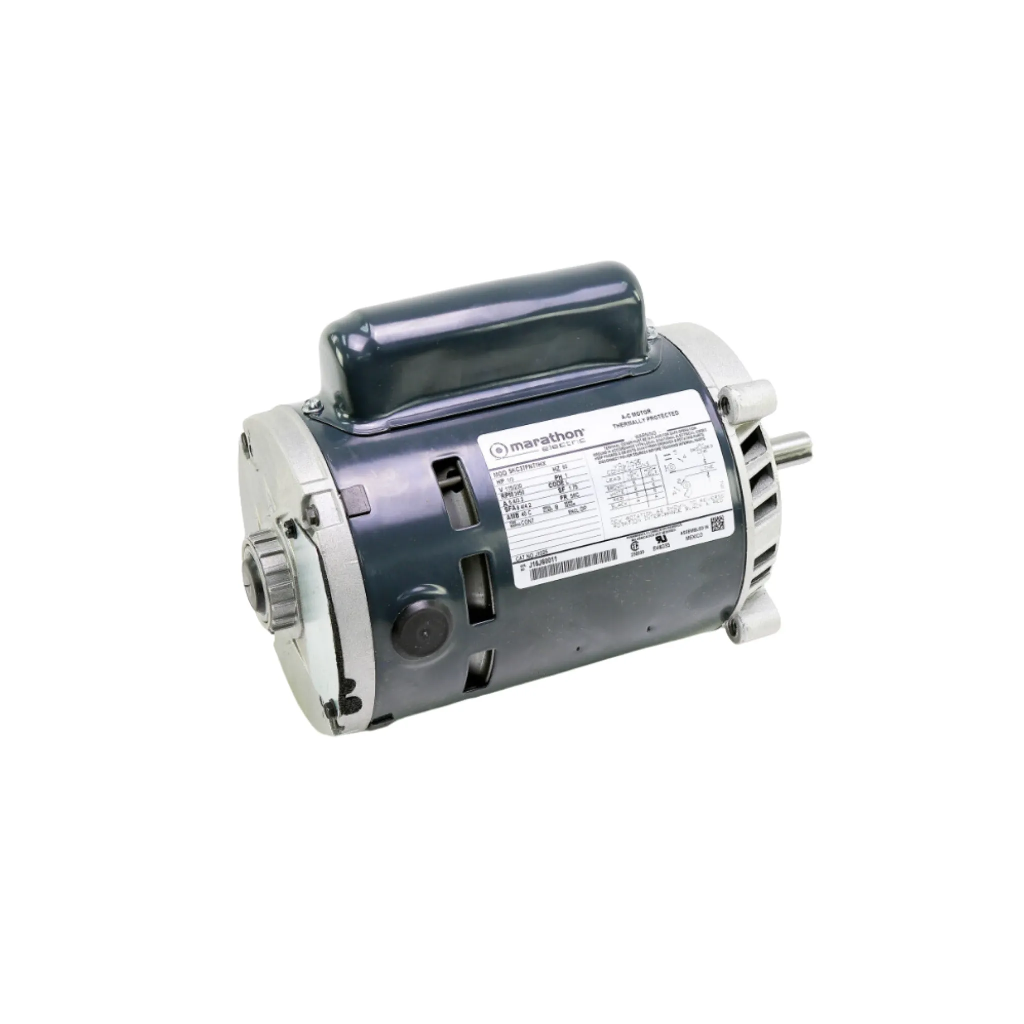 Regal Rexnord - Marathon J1025 115/230V Input Voltage, 1/3HP, 60 Hertz, 3450RPM Rotation Speed, 1 Speed, Motor