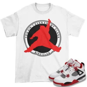 RETRO 4 FIRE RED OG BIG PUN SHIRT