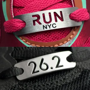 RUN NYC & 26.2 Marathon Bundle- New York City Marathon Shoe Tag Bundle