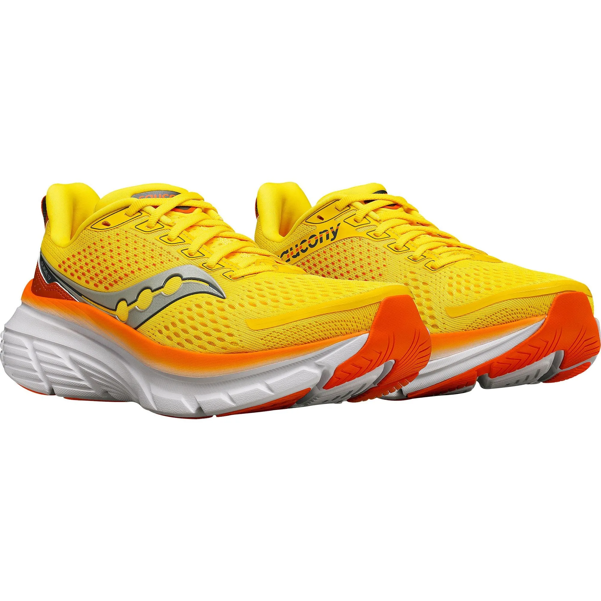 Saucony Guide 17 Mens Running Shoes - Yellow