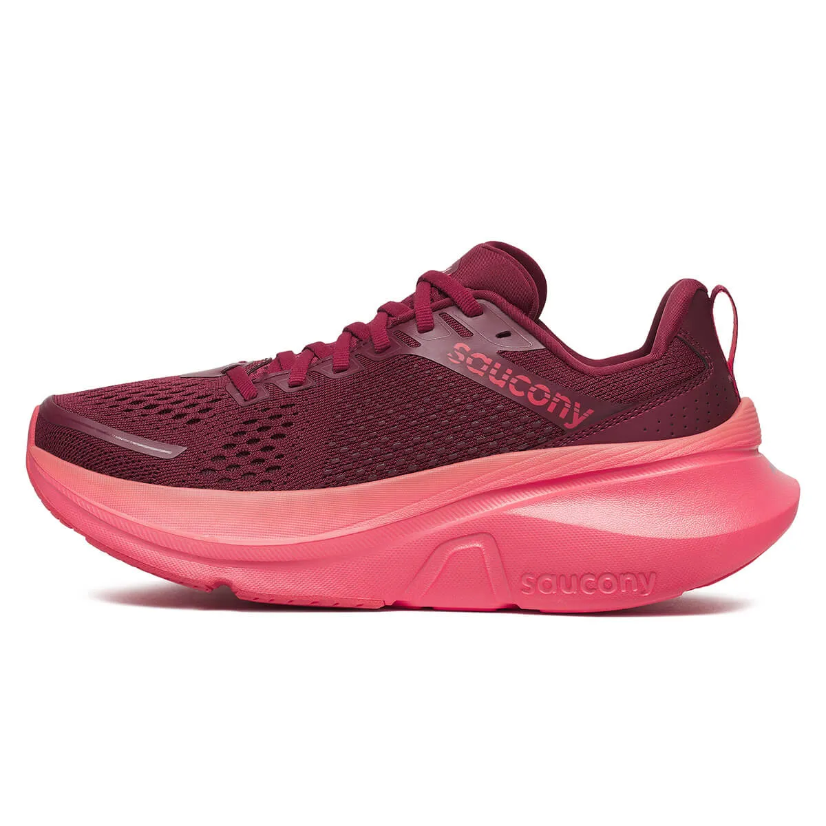 Saucony Guide 17 Womens | Currant/cayenne