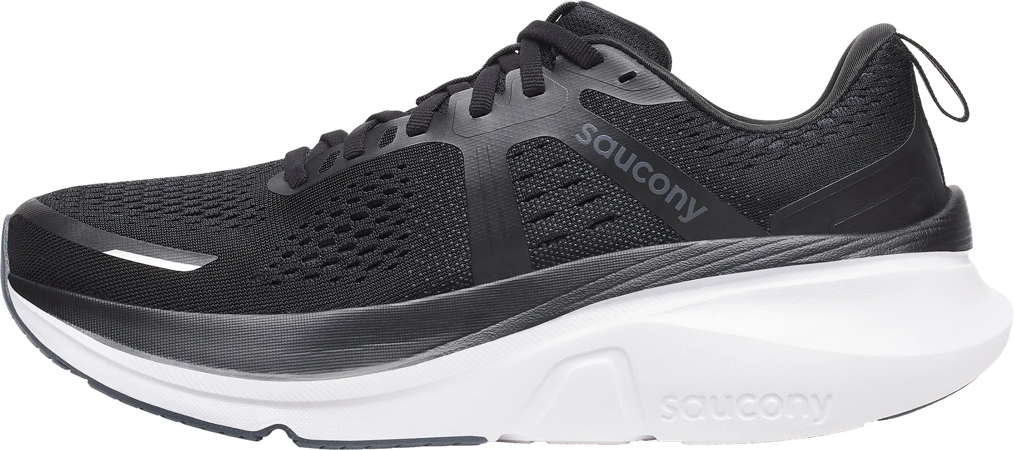 Saucony Guide 18 WIDE FIT Mens Running Shoes - Black