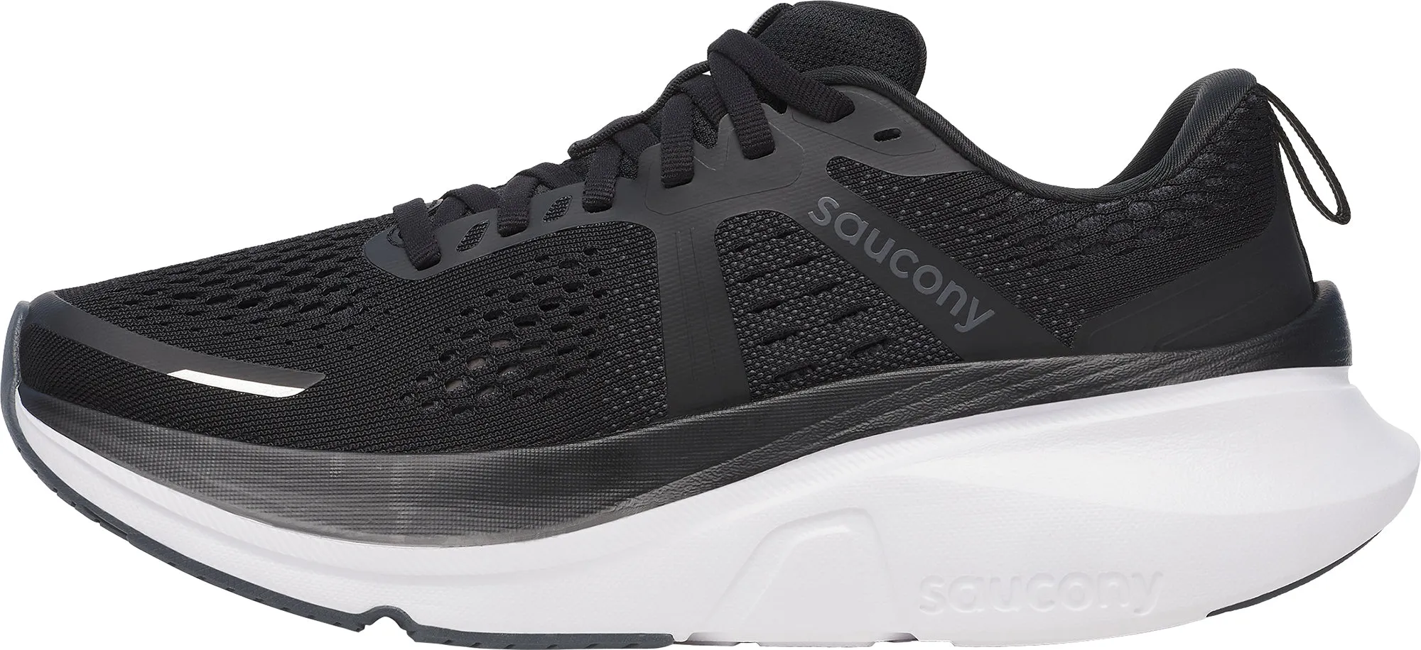 Saucony Guide 18 WIDE FIT Womens Running Shoes - Black