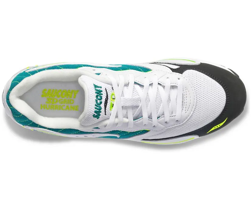 Saucony Originals 3D GRID HURRICANE  WHITE/GREEN   Men’s -