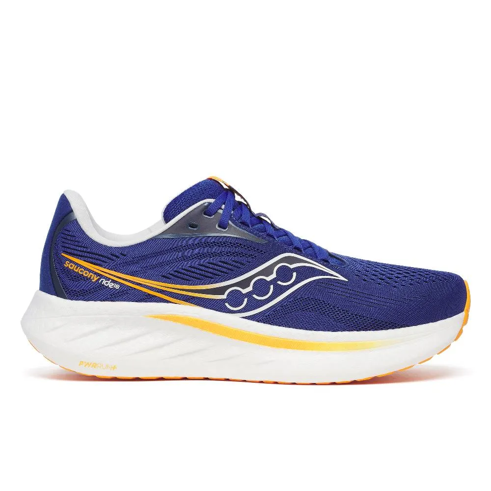 Saucony Ride 18 (Mens) - Azurite/Peel