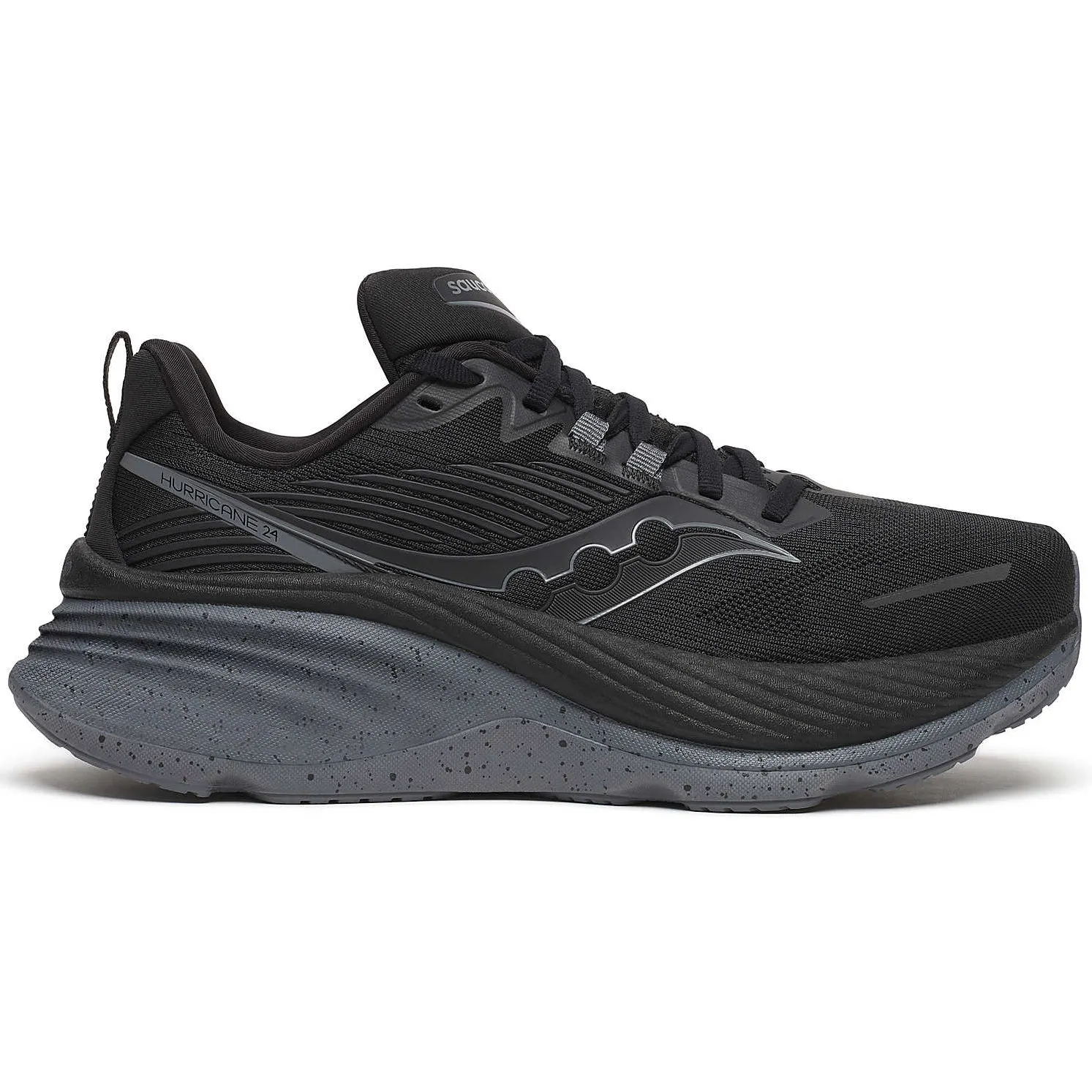 Saucony Women's Hurricane 24 Running Shoes Black / Shadow