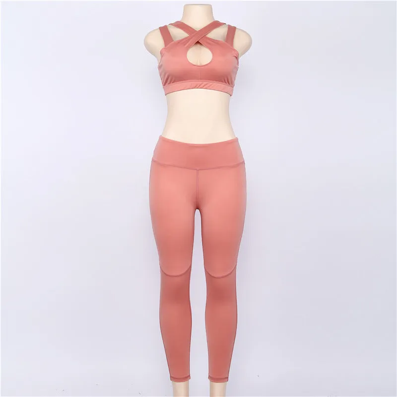 Sexy Crisscross Sports Set