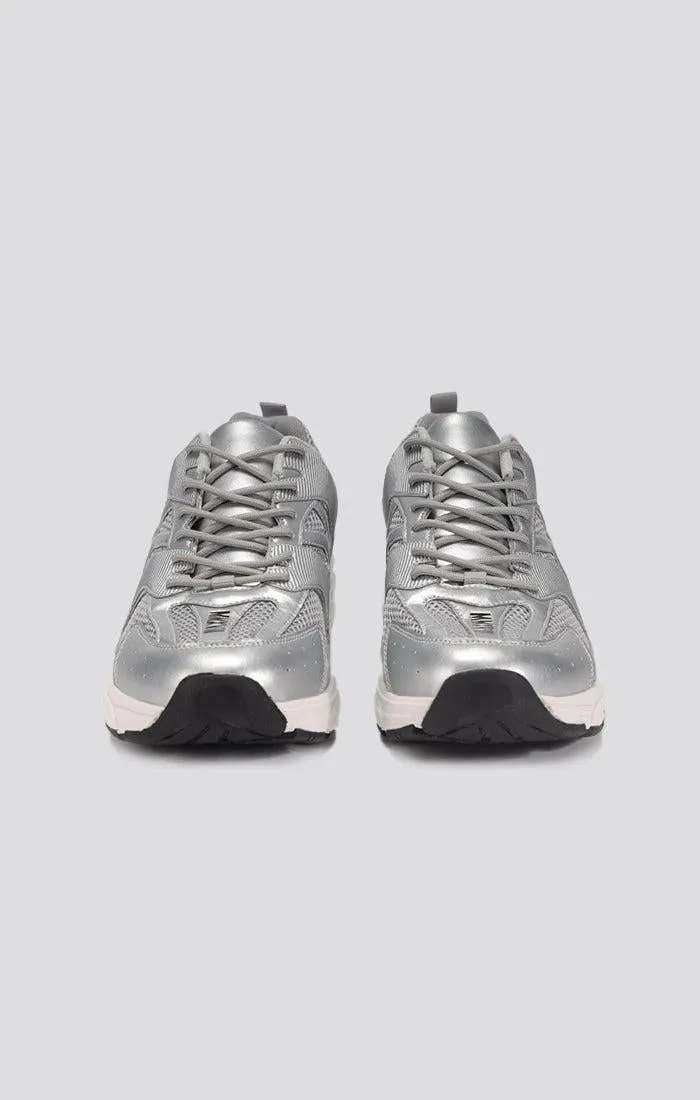 Silver Runner Sneakers