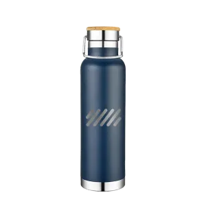 Slate 22oz Vacuum Bottle W/ Bamboo Top