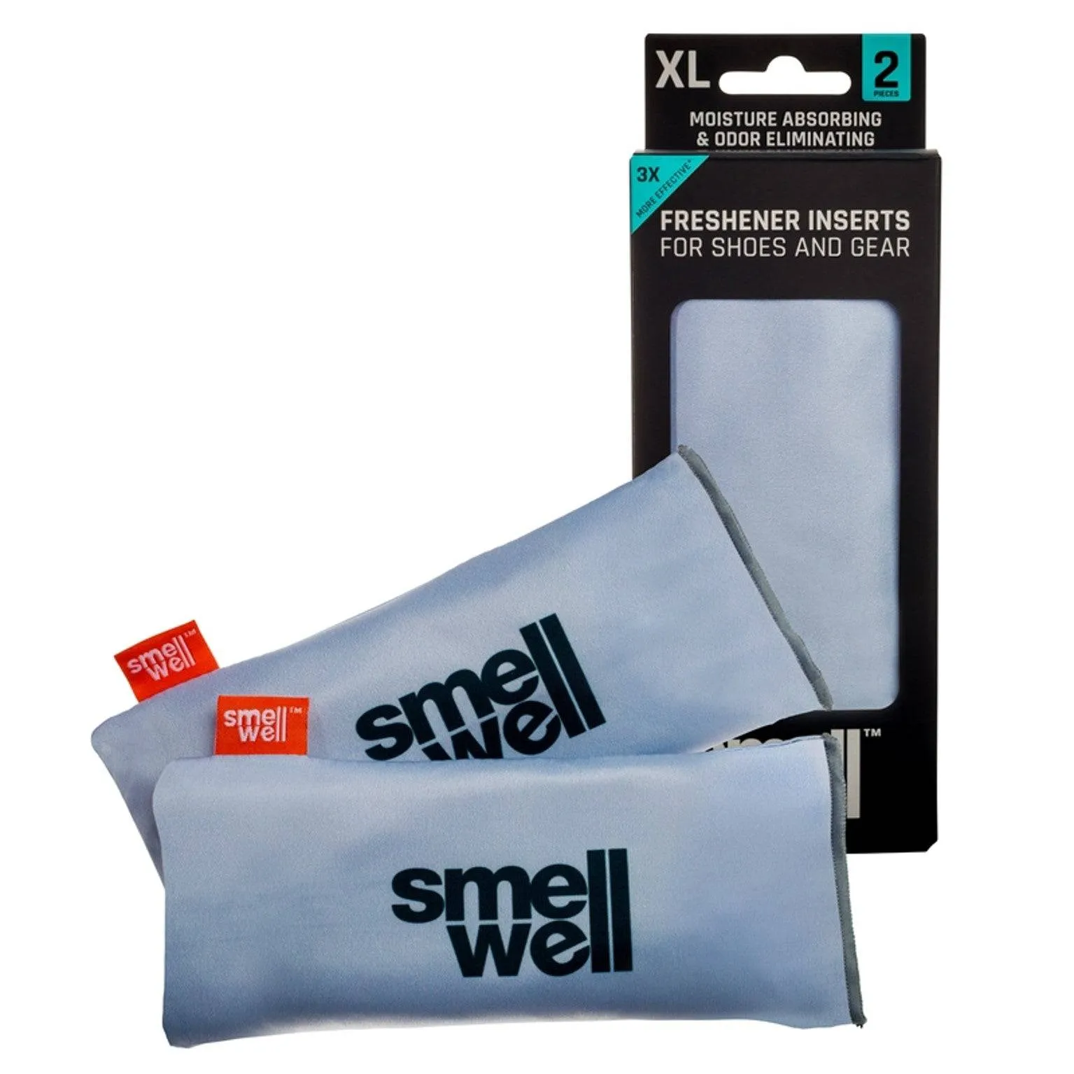 SmellWell Odour Eliminator Insert Pouches XL Silver Grey