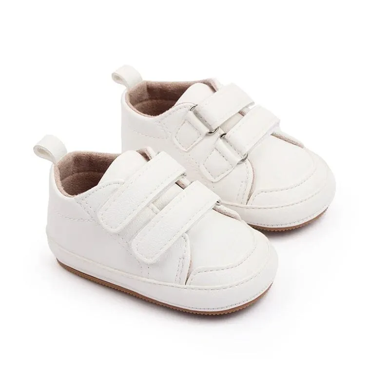 Solid Velcro Baby Sneakers