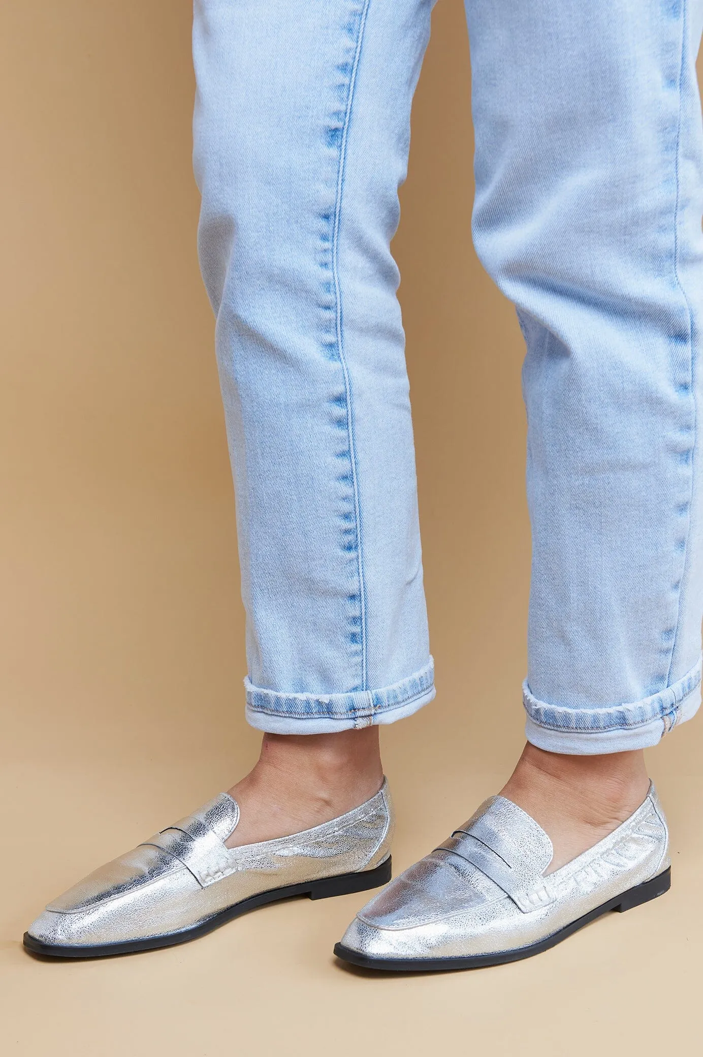 Sonia Loafers Silver