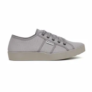 St. Tropez Organic Cotton Canvas Sneakers - Ash Grey