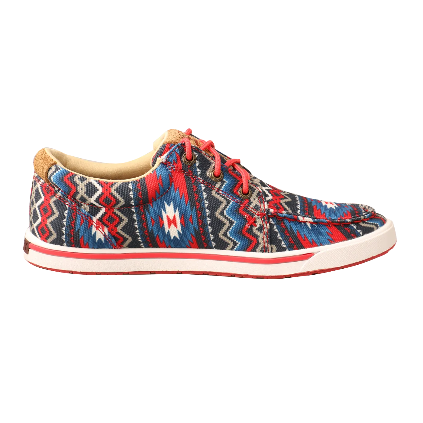 Twisted X® Hooey Loper Aztec Red Multi-Color Shoes WHYC026