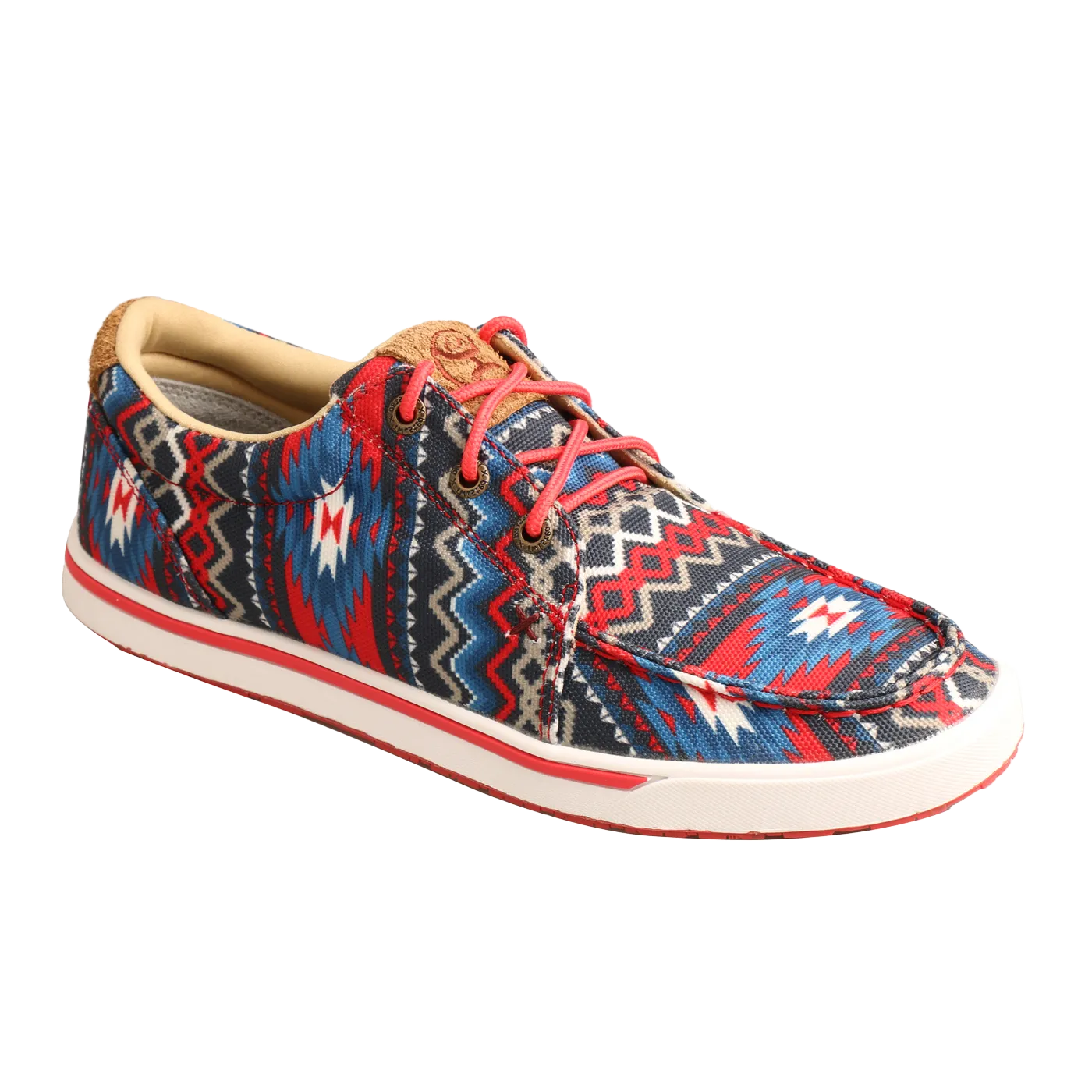 Twisted X® Hooey Loper Aztec Red Multi-Color Shoes WHYC026