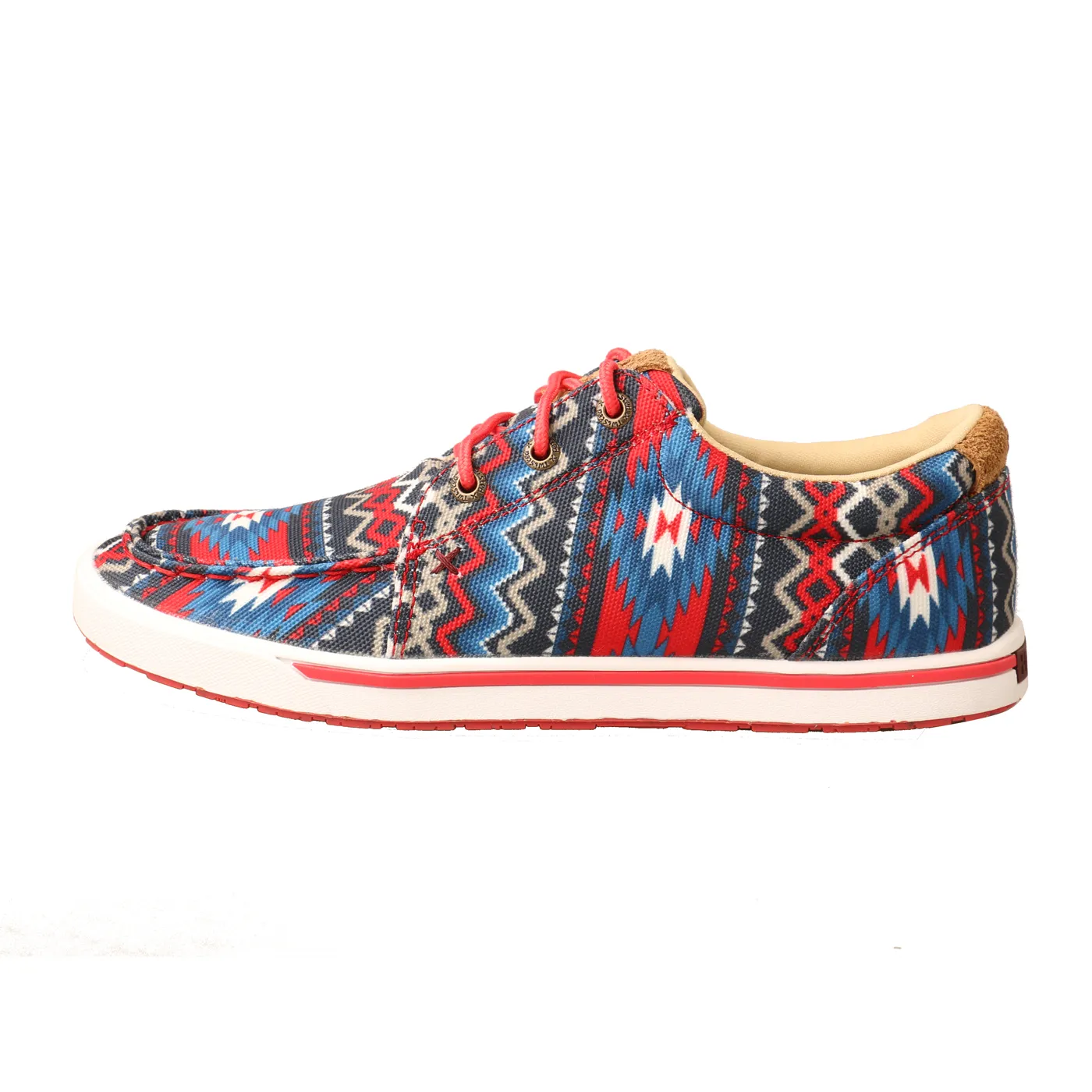 Twisted X® Hooey Loper Aztec Red Multi-Color Shoes WHYC026