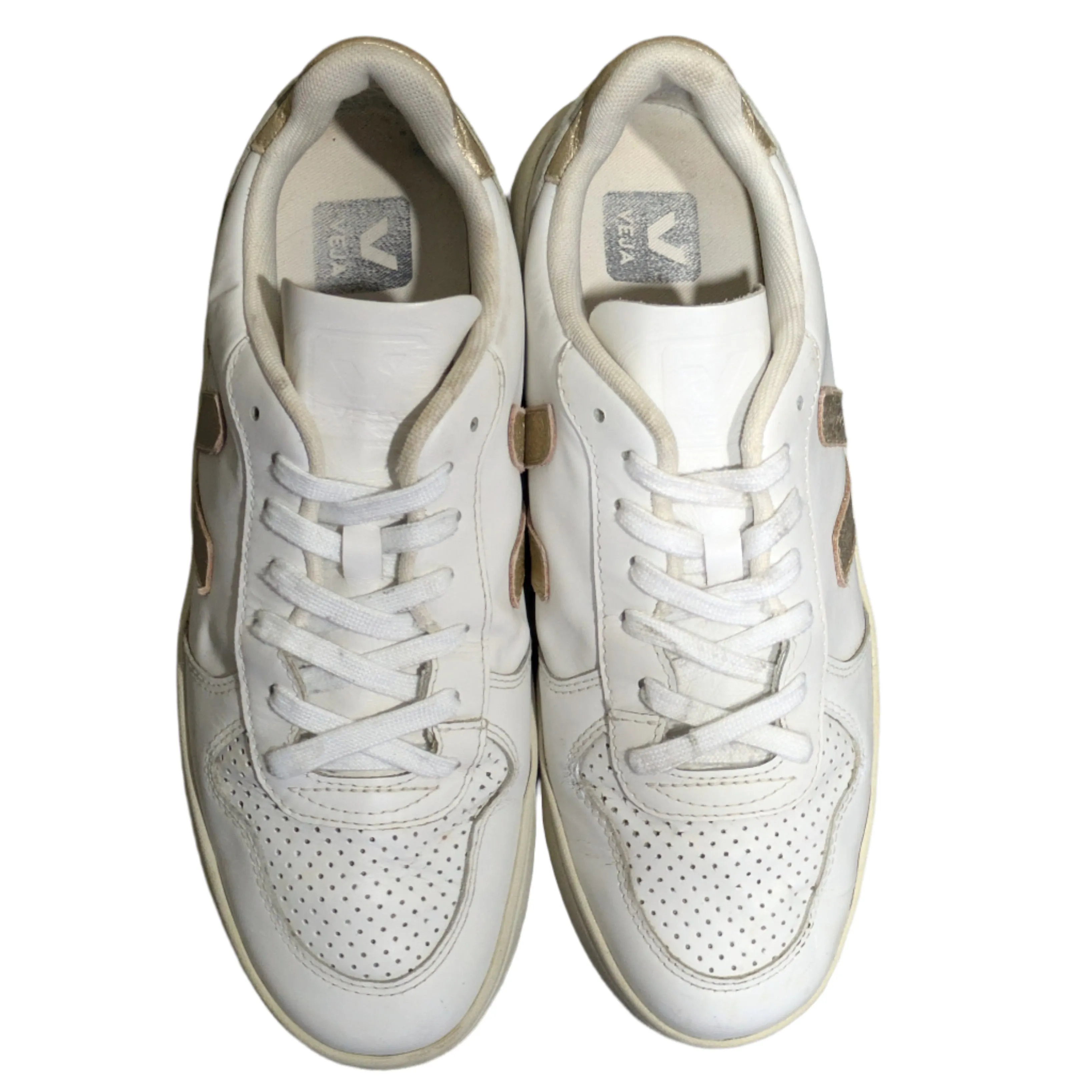 Veja V-10 ChromeFree Sneakers – White Platine Size UK 7 / EU 40 / US 9