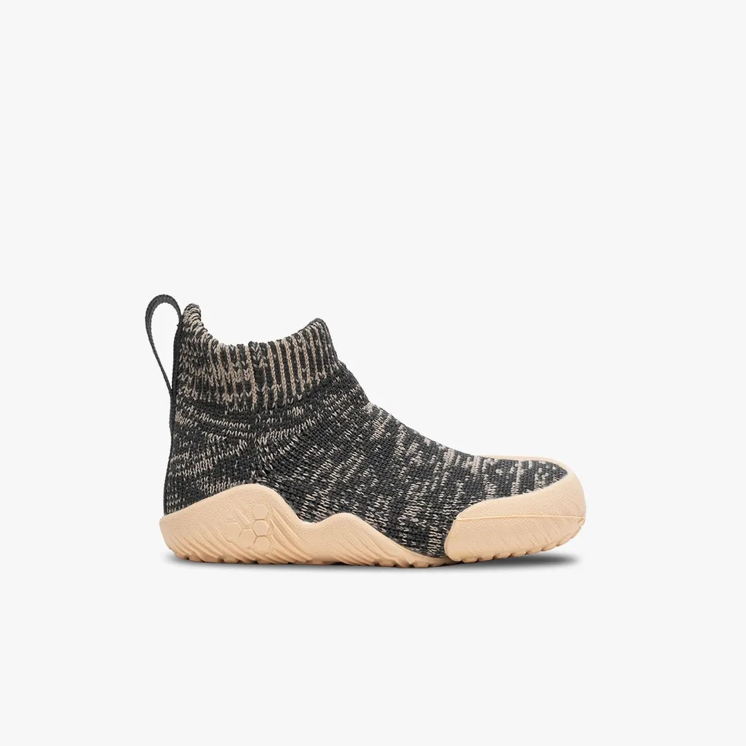 Vivobarefoot Pluma Knit Preschool in Woodland Grey