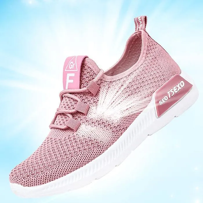 Women's breathable mesh sneakers casual comfort walking shoes