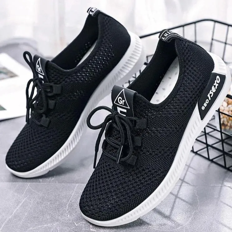 Women's breathable mesh sneakers casual comfort walking shoes