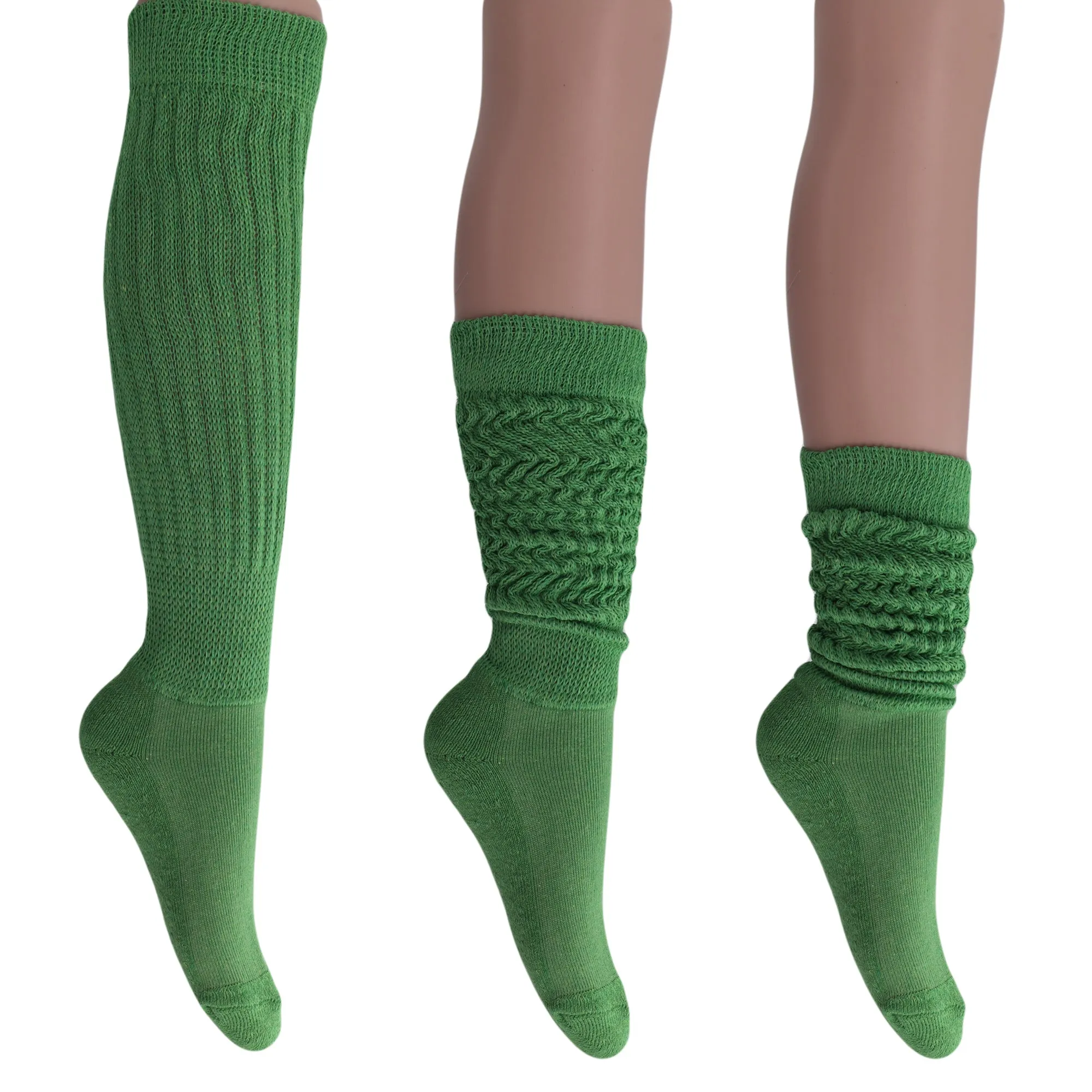 Women's Extra Long Heavy Slouch Cotton Socks 1 Pair