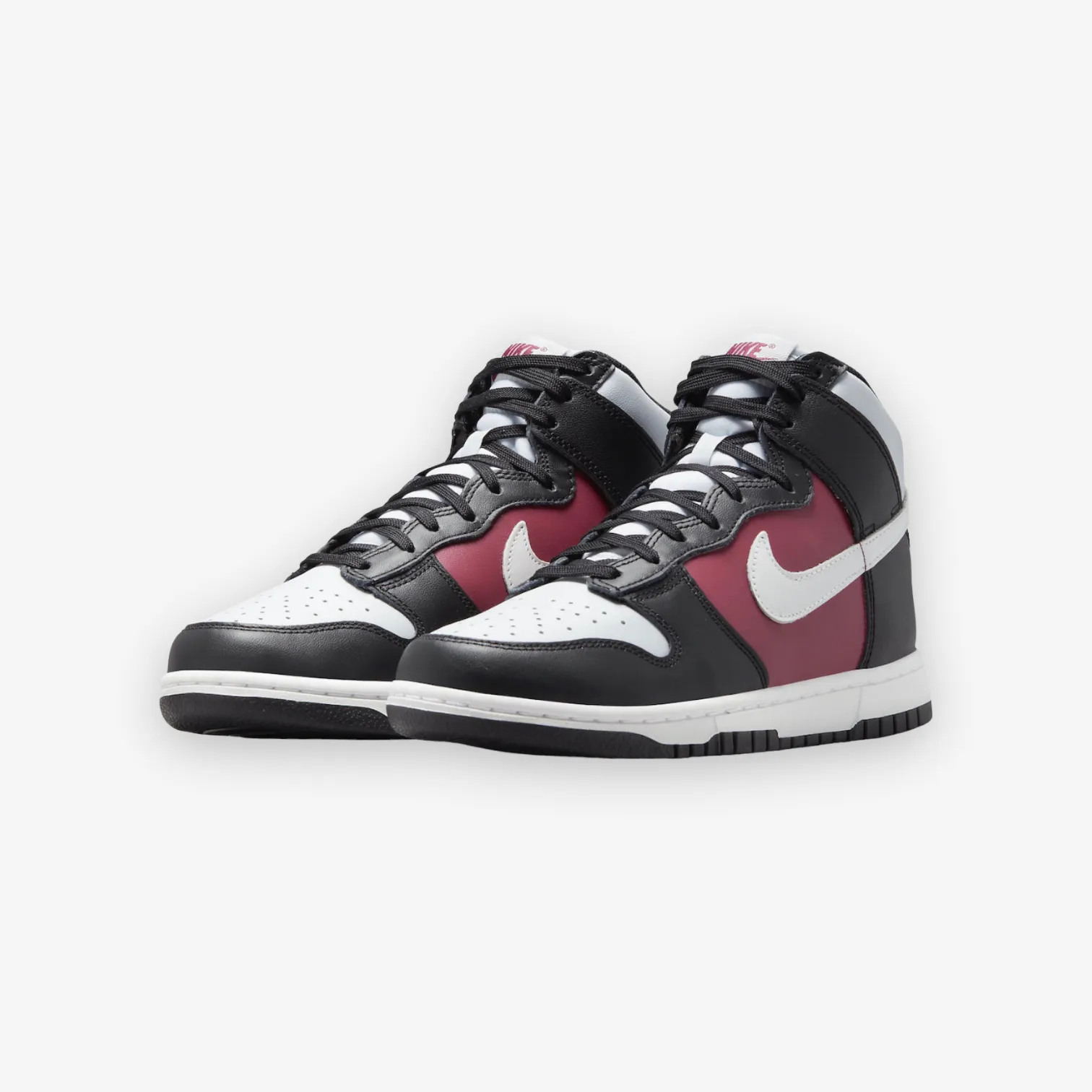 WOMEN'S NIKE DUNK HIGH BLACK/SUMMIT WHITE-ROSEWOOD DD1869-005