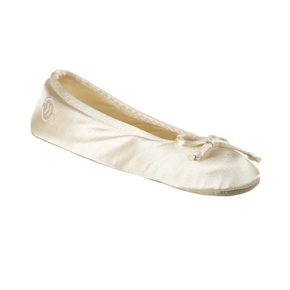 Women’s Satin Ballerina Slippers with Satin Bow