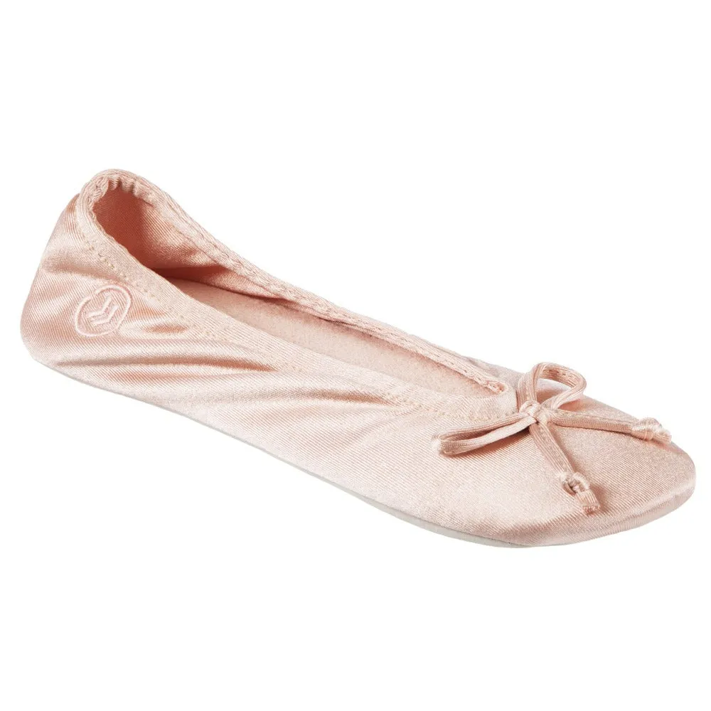 Women’s Satin Ballerina Slippers with Satin Bow