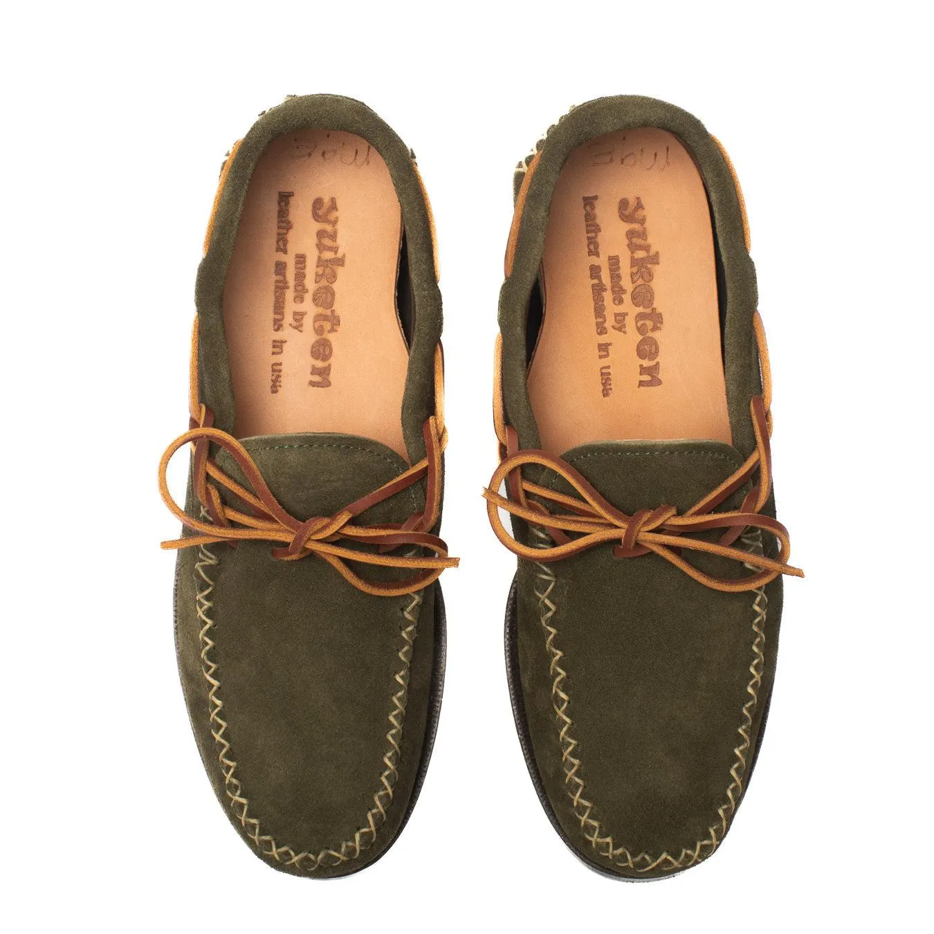 Yuketen Canoe Moc w/ Camp Sole FO Olive