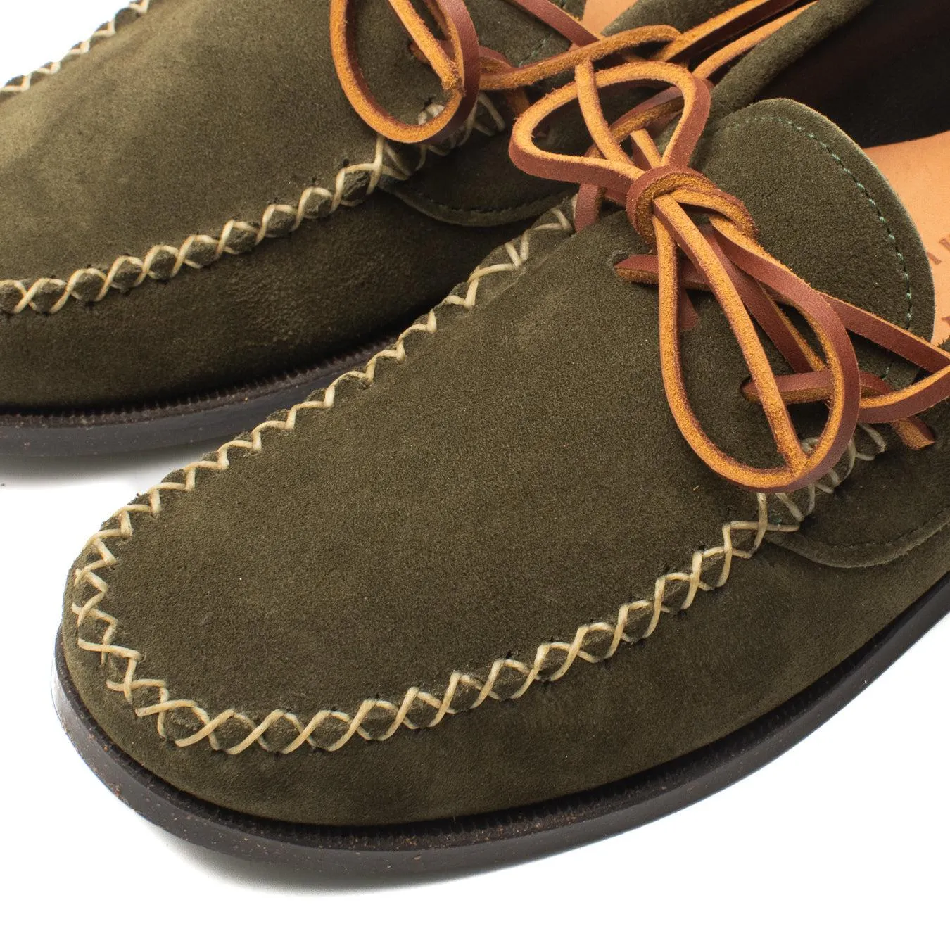 Yuketen Canoe Moc w/ Camp Sole FO Olive