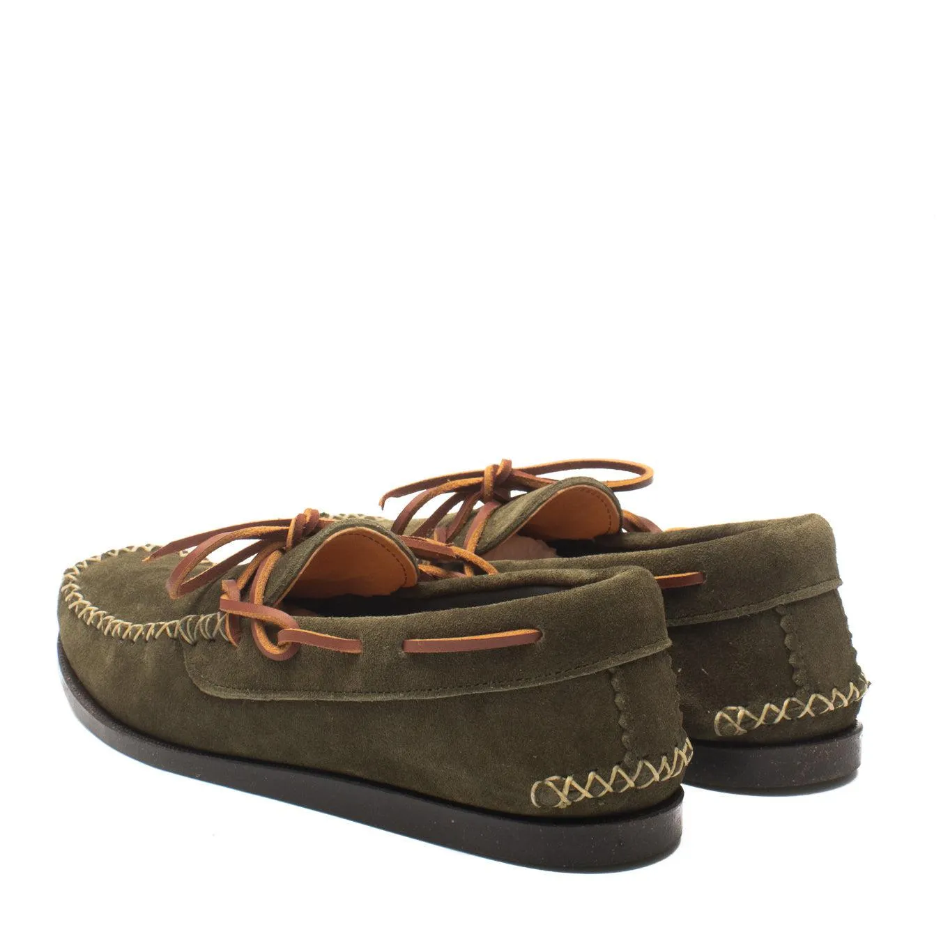 Yuketen Canoe Moc w/ Camp Sole FO Olive