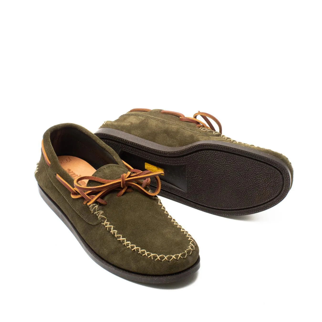 Yuketen Canoe Moc w/ Camp Sole FO Olive