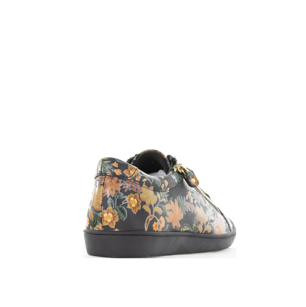 ZIERA DIANN BLACK VINTAGE FLORAL